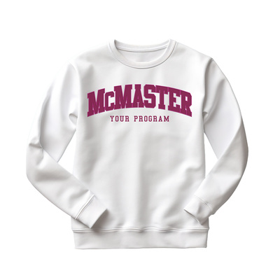 Custom Program Twill Crewneck Sweatshirt