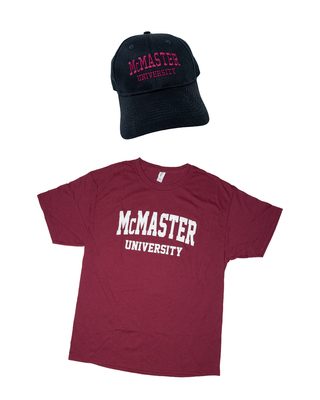 McMaster University Hat And t-shirt Bundle