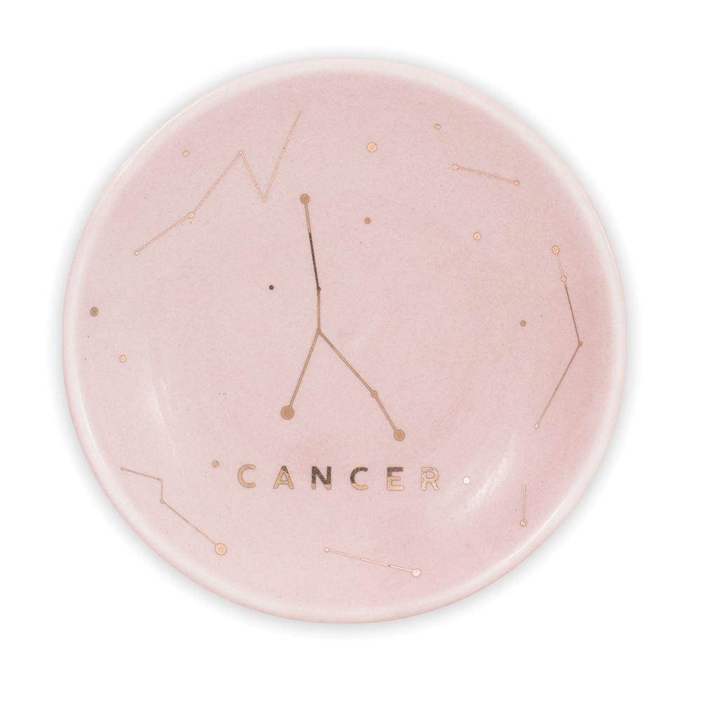 Cancer Ceramic Dish Lucky Feather