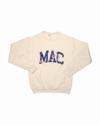 Mac Floral Embroidered Crewneck Sweatshirt