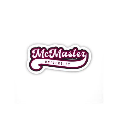 McMaster University Script Sticker