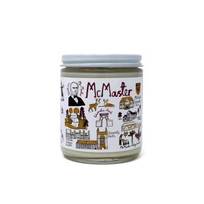 McMaster Cityscape Candle 8oz- Vanilla Cinnamon Spice