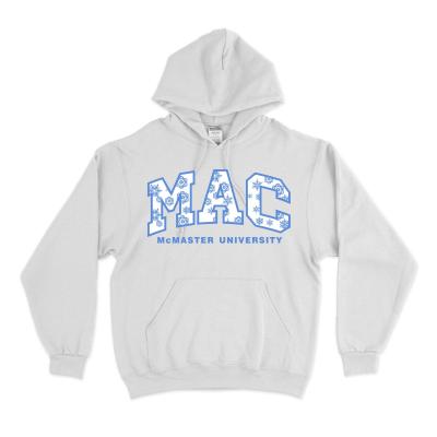 Mac Hooded Sweater With Snowflake Twill