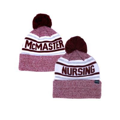 McMaster Nursing Tailgate Beanie Toque With Pom