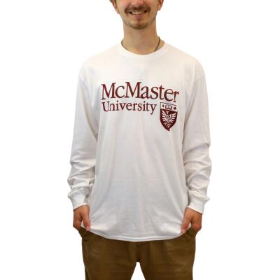 Official Crest Long Sleeve Tee - White