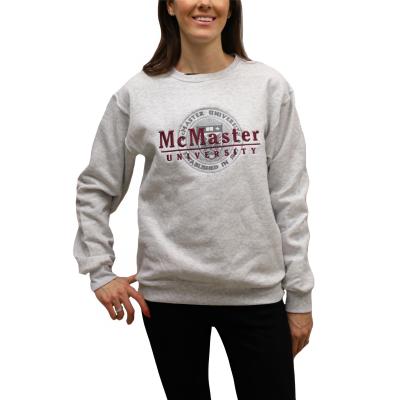 Circle Crest Embroidered Crewneck