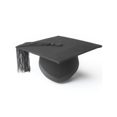 Masters Black Felt Mortarboard