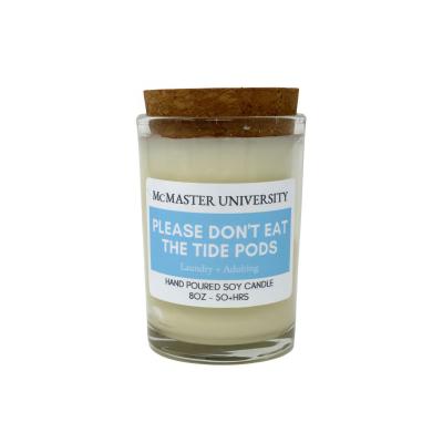 Laundry 8oz Tumbler Candle With Cork Lid