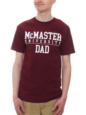 McMaster University Dad t-shirt