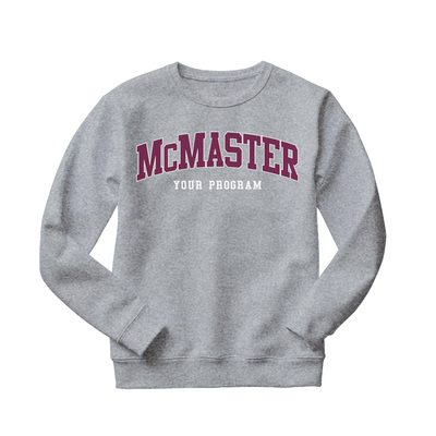 Custom Program Twill Crewneck Sweatshirt