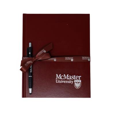 Crested Composition Book With McMaster Pen