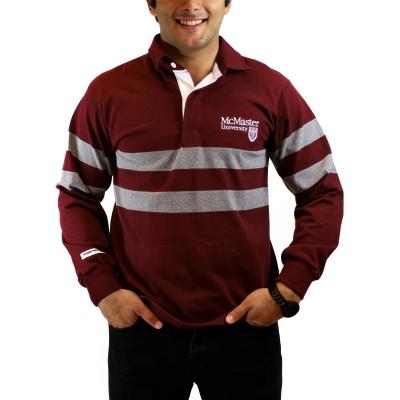 Official Crest Rugby Shirt With Grey Stripe