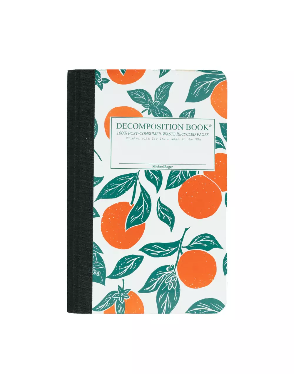 Oranges Pocket Decomposition Notebook Lined