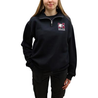 Marauders 1/4 Zip Sweatshirt With Left Chest Logo