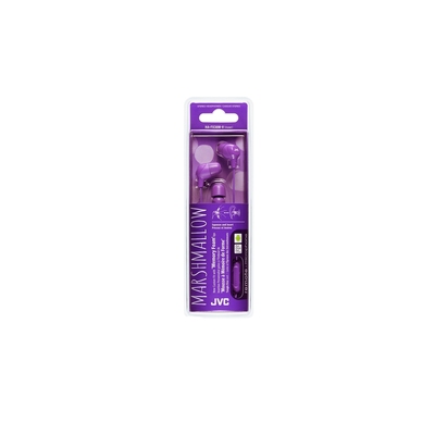 Jvc Marshmallow In-Ear w/ Mic & Remote Headphones Violet