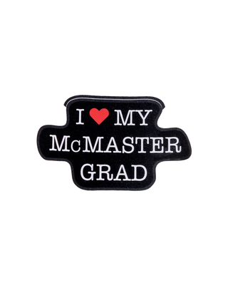 I Heart My McMaster Grad Sticker