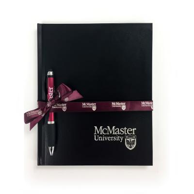 Crested Composition Book With McMaster Pen