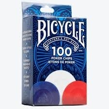 Bicycle - 100 Count - Plastic Poker Chips