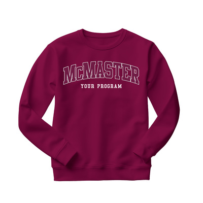Custom Program Twill Crewneck Sweatshirt