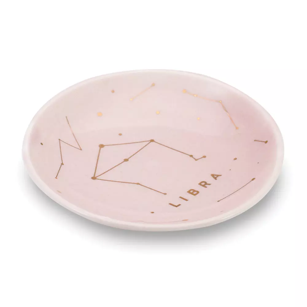 Libra Ceramic Dish Lucky Feather