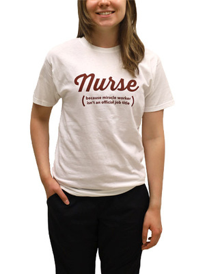 Nurse Miracle Worker t-shirt