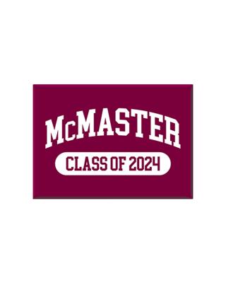 McMaster University Class Of 2024 Magnet