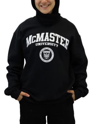 Circle Crest Crewneck Sweatshirt - Black